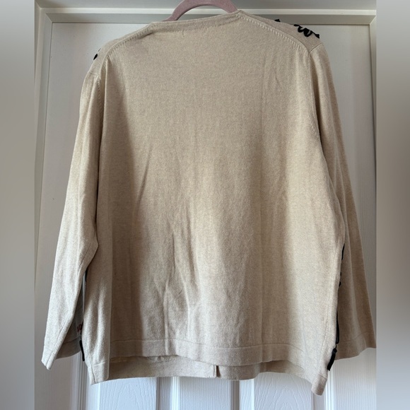 FRANCES VALENTINE DARLING GUGGENHEIM RIBBON CARDIGAN XL - Picture 5 of 9